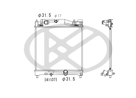 Radiator racire motor