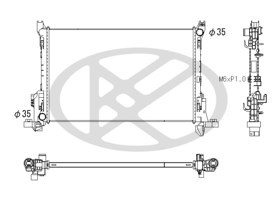 Radiator racire motor