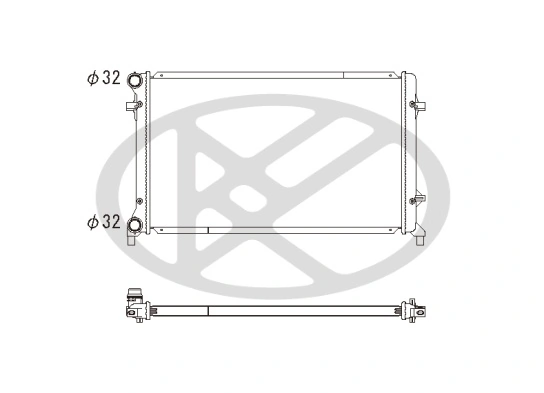 Radiator racire motor