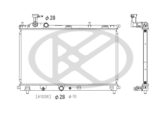 Radiator racire motor