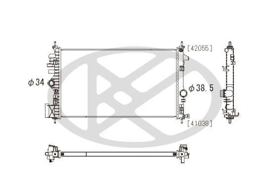 Radiator racire motor
