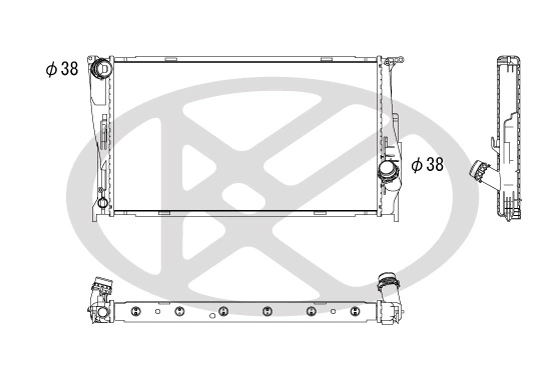 Radiator racire motor