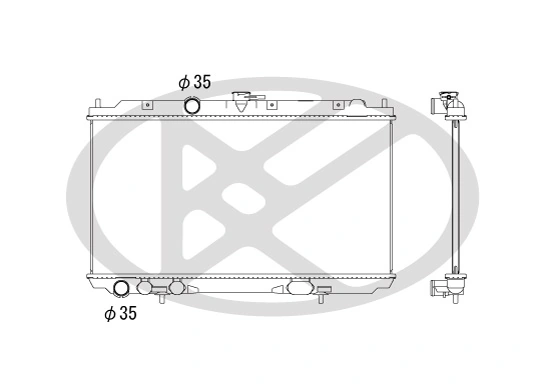 Radiator racire motor