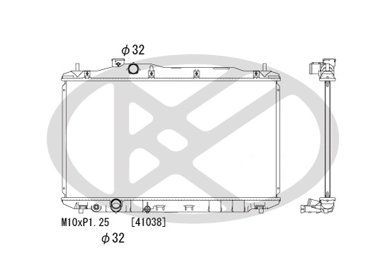 Radiator racire motor