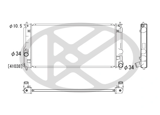 Radiator racire motor