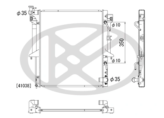 Radiator racire motor