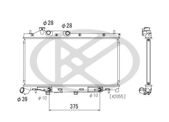 Radiator racire motor