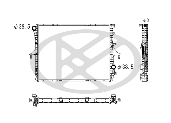 Radiator racire motor