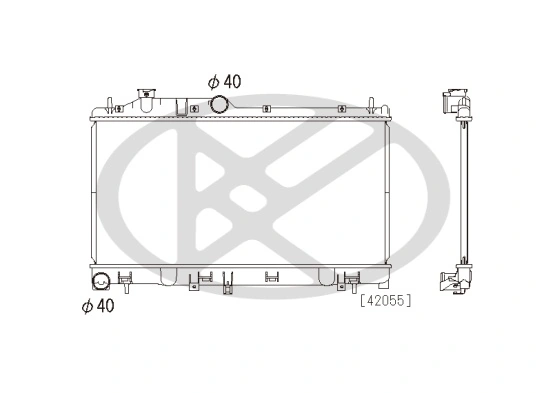Radiator racire motor