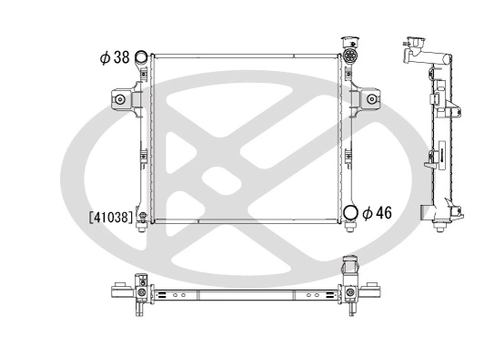 Radiator racire motor