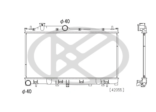 Radiator racire motor
