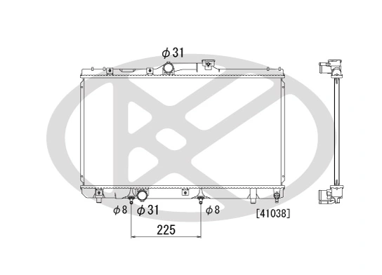 Radiator racire motor