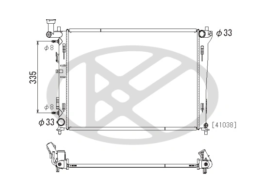 Radiator racire motor