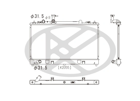 Radiator racire motor