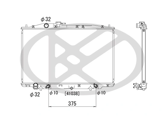 Radiator racire motor