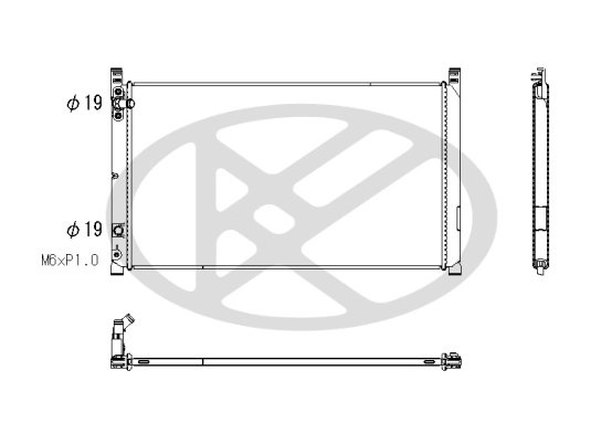 Radiator racire motor