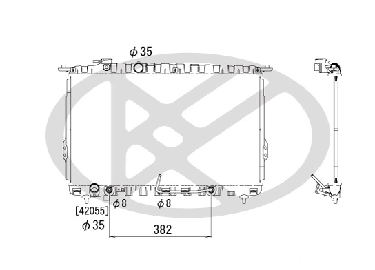 Radiator racire motor