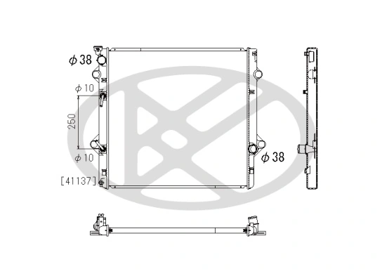 Radiator racire motor