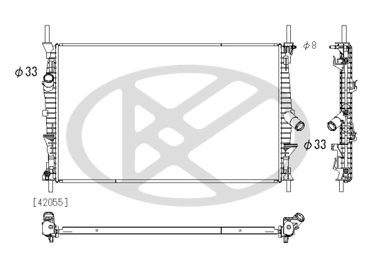 Radiator racire motor
