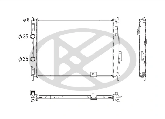 Radiator racire motor