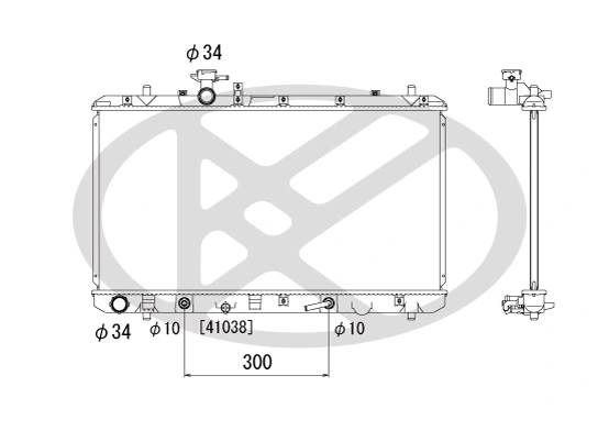 Radiator racire motor