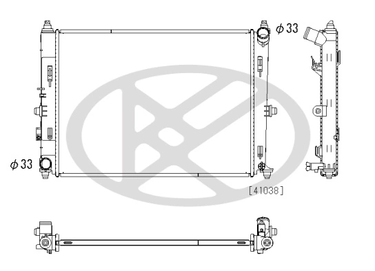 Radiator racire motor