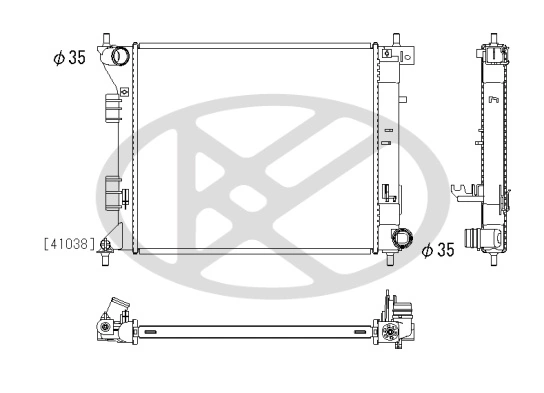 Radiator racire motor