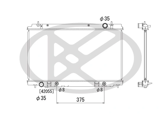 Radiator racire motor