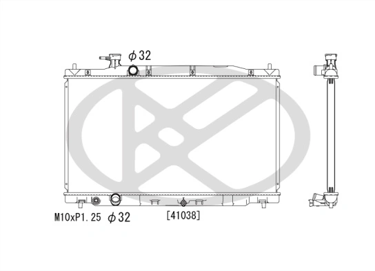 Radiator racire motor