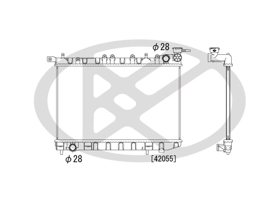 Radiator racire motor