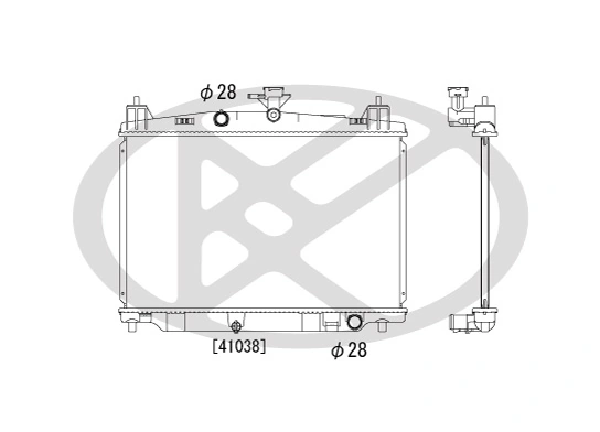 Radiator racire motor