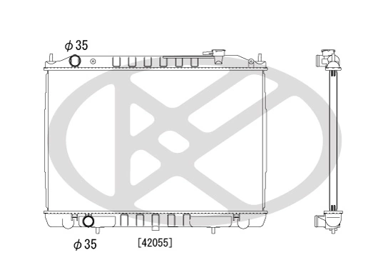Radiator racire motor