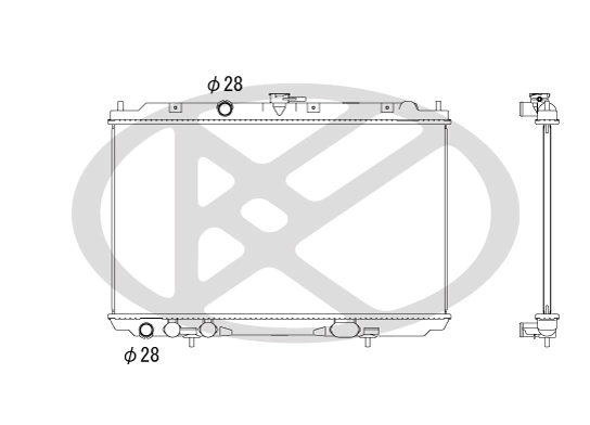 Radiator racire motor