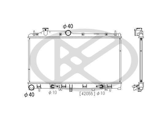 Radiator racire motor