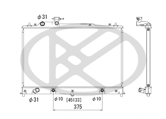 Radiator racire motor