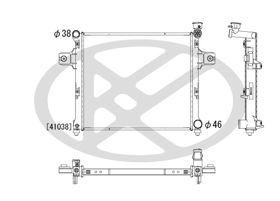 Radiator racire motor