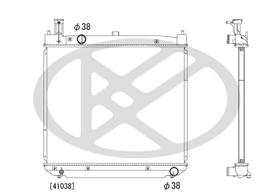 Radiator racire motor