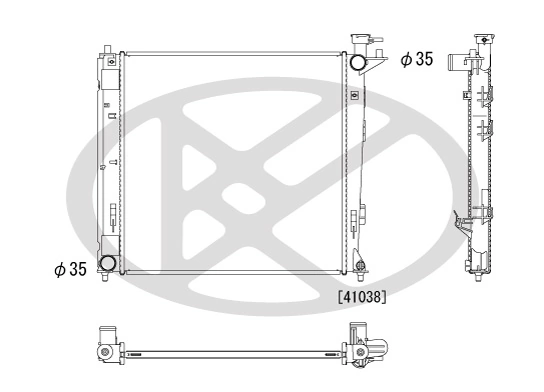 Radiator racire motor
