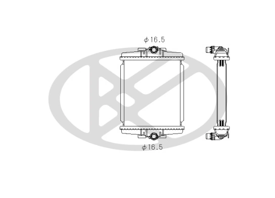 Radiator racire motor