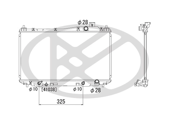 Radiator racire motor