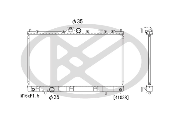 Radiator racire motor
