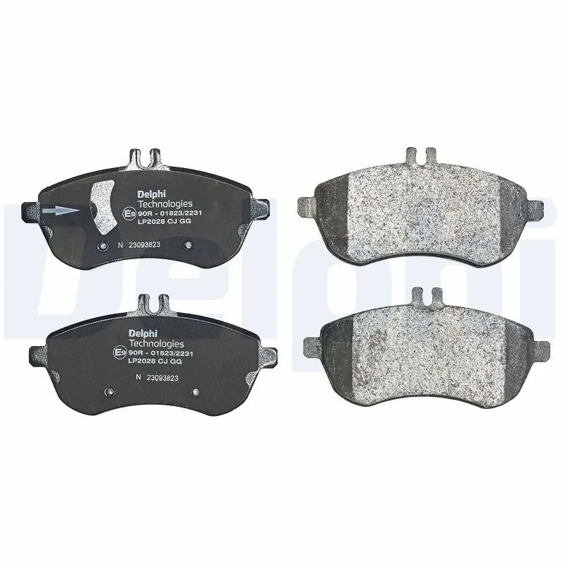 Set placute frana