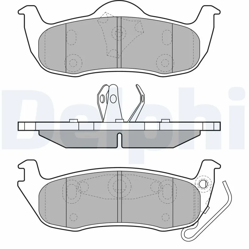Set placute frana