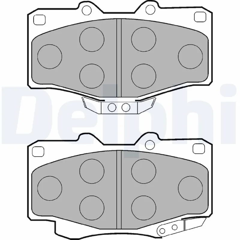 Set placute frana
