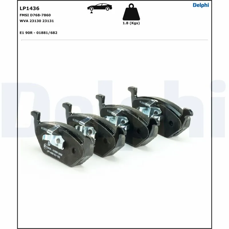 Set placute frana