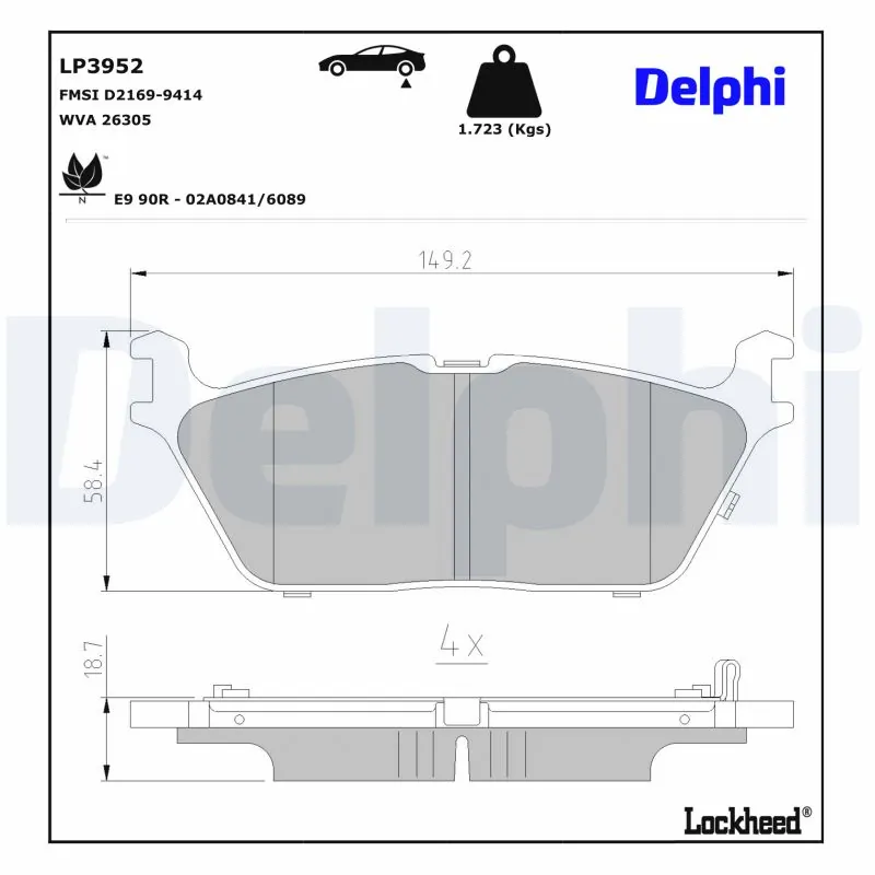 Set placute frana frana disc