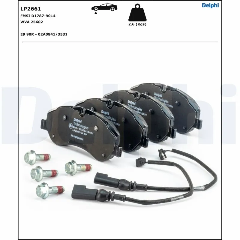 Set placute frana