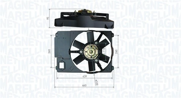 Ventilator radiator racire