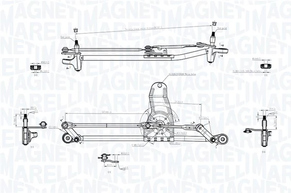 Legaturi stergator parbriz