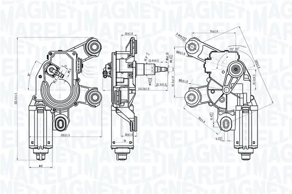 Motor stergator